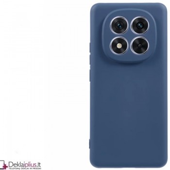 Liquid Air silikoninis dėklas su kameros apsauga - mėlynas (Xiaomi Redmi Note 14 Pro 4G/5G/Note 14 Pro Plus/Poco X7 5G)